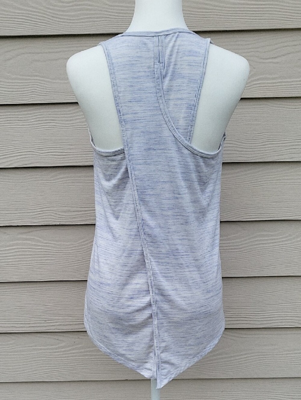 Athleta Lavender Heather Racerback Tank Top Size M Yoga Activewear - Picture 2 of 11